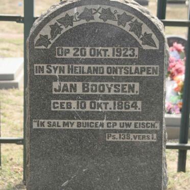 BOOYSEN Jan 1864-1923