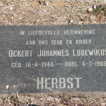 HERBST Ockert Johannes Lodewikus 1946-1966