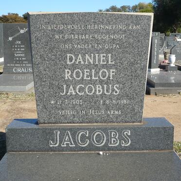 JACOBS Daniel Roelof Jacobus 1905-1981