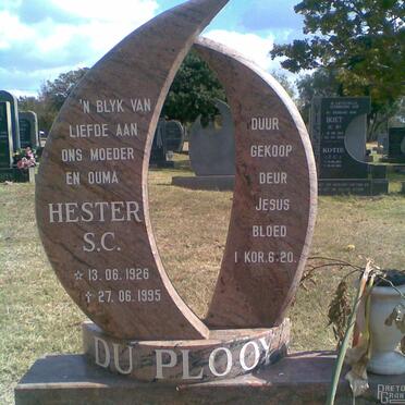 PLOOY Hester S.C., du 1926-1995