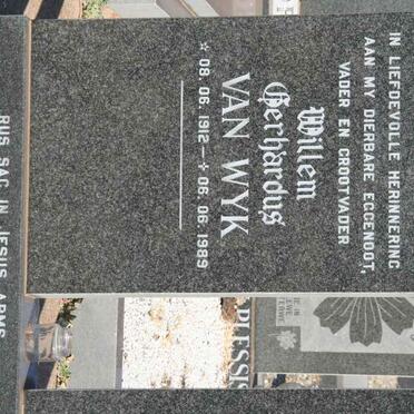 WYK Willem Gerhardus, van 1912-1989