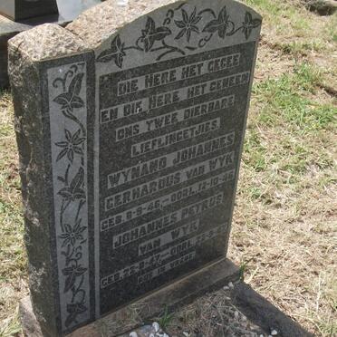 WYK Wynand Johannes Gerhardus, van 1946-1946 :: Johannes Petrus 1947-1947