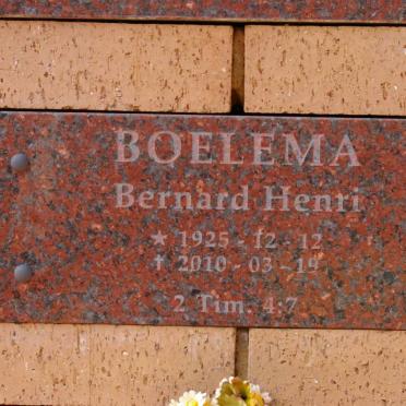 BOELEMA Bernard Henri 1925-2010