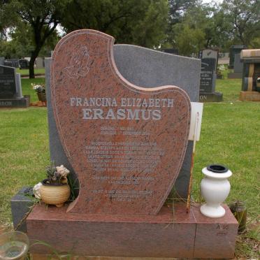 ERASMUS Francina Elizabeth 1943-2004