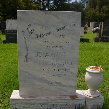 ESTERHUIZEN Johannes Daniel 1953-1980 