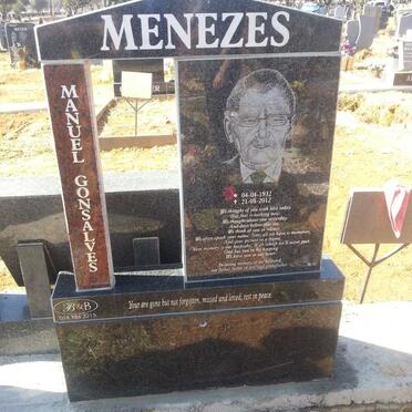 MENEZES Manuel Gonsalves 1932-2012