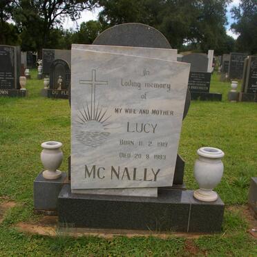 Mc NALLY Lucy 1919-1983