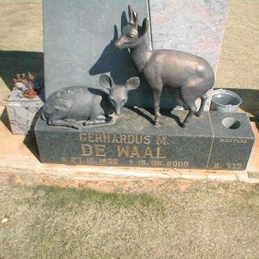 WAAL Gerhardus M., de 1932-2000