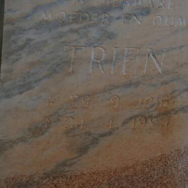? Jan 1916-1979 &amp; Trien 1916-1994