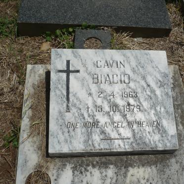 BIAGIO Gavin 1963-1979