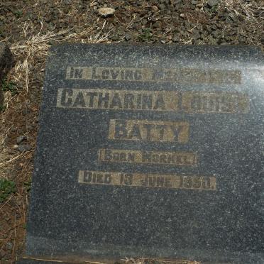 BATTY Catharina Louis? nee MORKEL -1950