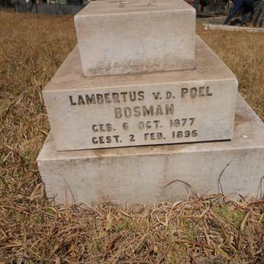 BOSMAN Petrus W.J. 1863-1902 :: BOSMAN Lambertus v.d. Poel 1877-896