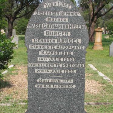BURGER Petrus Johannes 1838-1920 &amp; Maria Catharina Helena KRUGEL 1840-1920