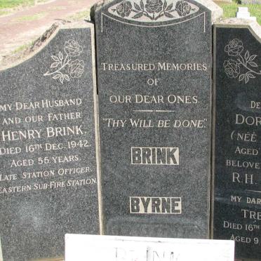 BRINK Henry -1942 :: BYRNE Dorothy nee BRINK  :: BYRNE Trevor -1942