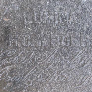 BOER Lumina H.C., de 1901-1907