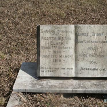 CLARK James 1863-1956 &amp; Hester Maria 1866-1916