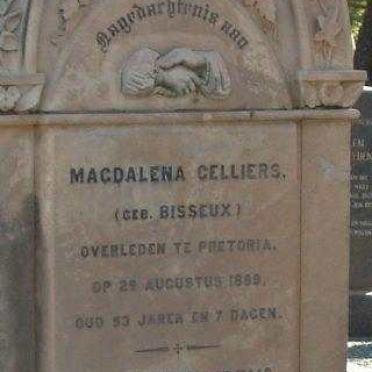 CELLIERS Magdalena nee BISSEUX -1889