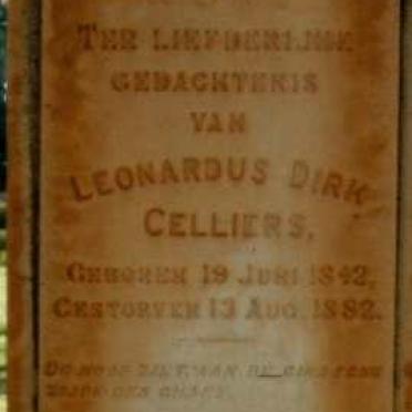 CELLIERS Leonardus Dirk 1842-1882