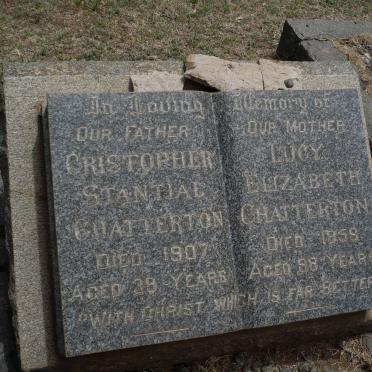 CHATTERTON Christopher Stantial -1907 &amp; Lucy Elizabeth -1958