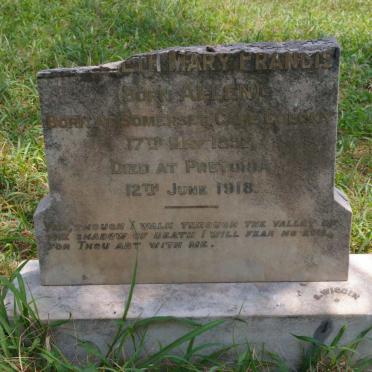 FRANCIS Elizabeth Mary Francis nee ALLEN 1852-1918