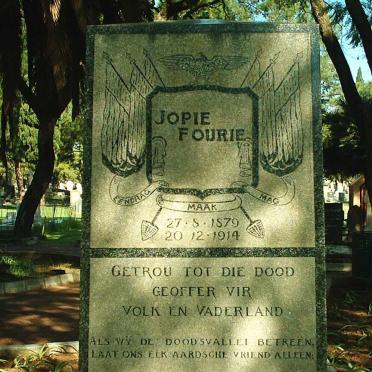 FOURIE Jopie 1879-1914