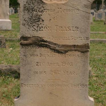 FRASER Simon -1903