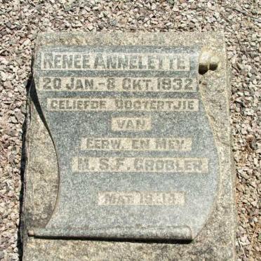 GROBLER Renee Annelette 1932-1932