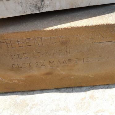 GAYMANS Margaretha 1892-1894 :: GAYMANS Marthinus 1896-1896 :: GAYMANS Willem 18?4-18?5