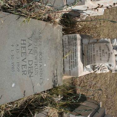 HEEVER Sarel Johannes Lodewikus, van den 1909-1985 :: MARAIS Melt