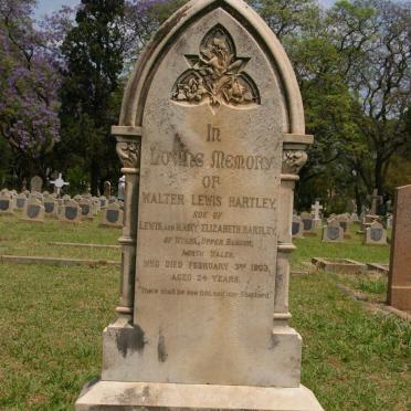 HARTLEY Walter Lewis -1903