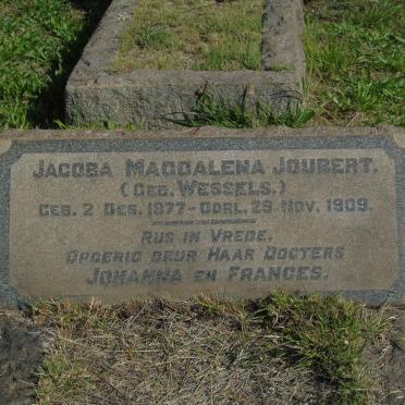 JOUBERT Jacoba Magdalena nee WESSELS 1877-1909