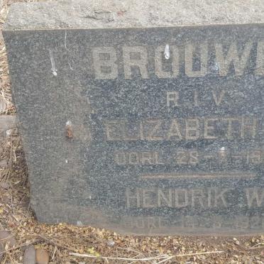 BROUWER Hendrik W. -1920 :: BROUWER Elizabeth J. -1913