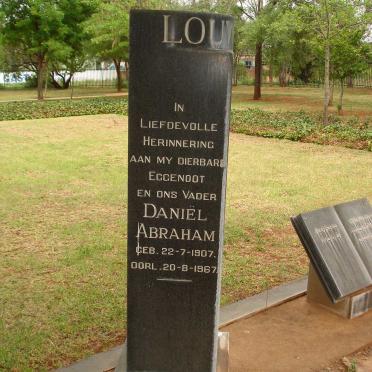 LOUW Daniel Abraham 1907-1967 &amp; Aletta Catharina STANDER 1908-1986