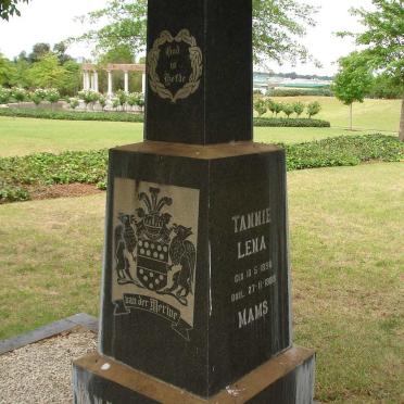 MERWE Lena, van der 1896-1989