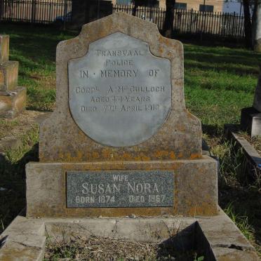 McCULLOCH A. -1918 &amp; Sarah Nora 1874-1967