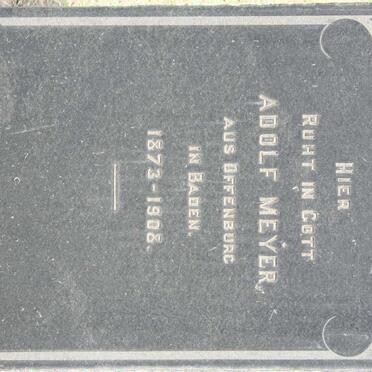 MEYER Adolf 1873-1908