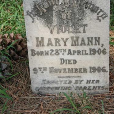MANN Violet Mary 1906-1906