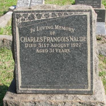 NAUDE Charles Francois -1927