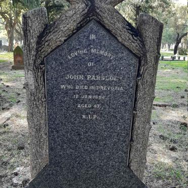 PARSLOE John -1896