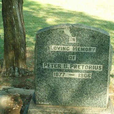 PRETORIUS Peter B. 1877-1906