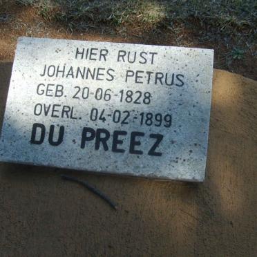PREEZ Johannes Petrus, du 1828-1899