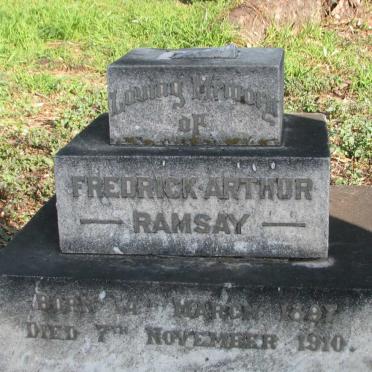 RAMSAY Fredrick Arthur 1897-1910