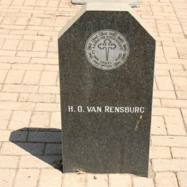 RENSBURG H.O., van