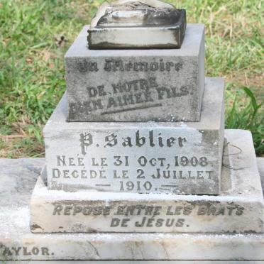 SABLIER P. 1908-1910