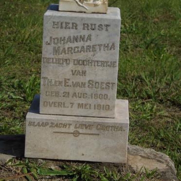 SOEST Johanna Margaretha, van 1900-1910