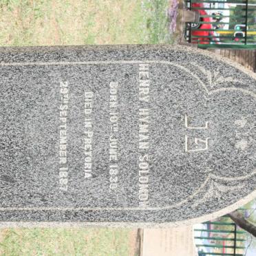SOLOMON Henry Hyman 1830-1887