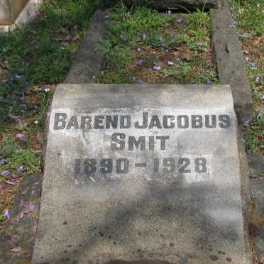 SMIT Barend Jacobus 1890-1928 :: BORCHERDS Hennie Stiemens -1918 