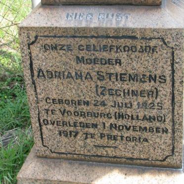 STIEMENS Hendrik 1822-1894 &amp; Adriana ZECHNER 1825-1917