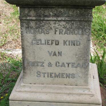 STIEMENS Thomas Francois 1895-1900