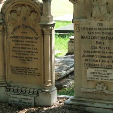 SMIT Jacobus Stefanus 1845-1904 &amp; Maria Christina Francina MEYER 1856-1918